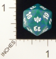 Spindown Dice (D-20) - Conflux (Green)